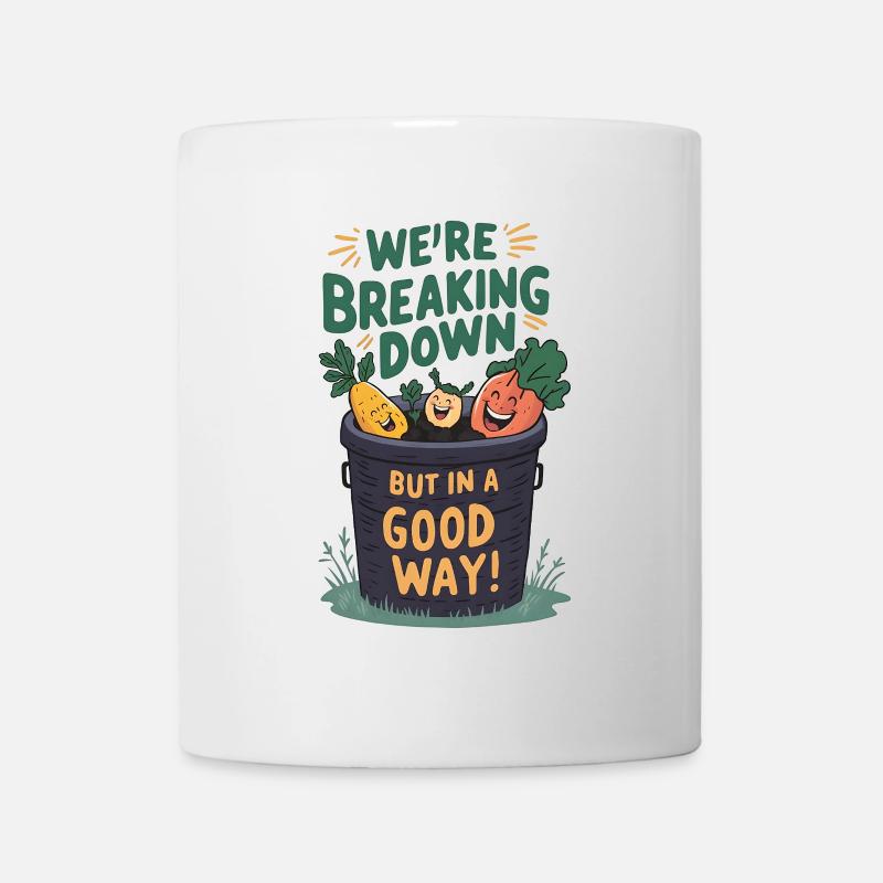 Décomposition du compost - Mug blanc - blanc