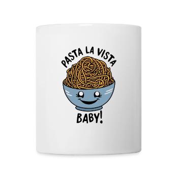 Pâtes La Vista, bébé ! - Mug blanc - blanc - Devant