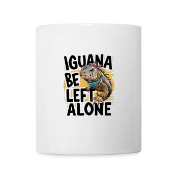 Iguana Be Left Alone - Tasse - Weiß - Vorne