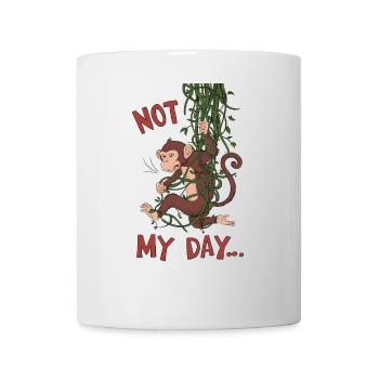 Not My Day Monkey - Mug - white - Front