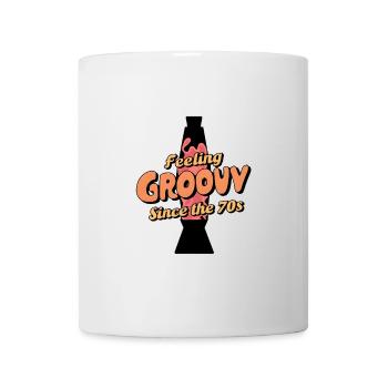 Feeling Groovy - Depuis les années 70 - Mug blanc - blanc - Devant