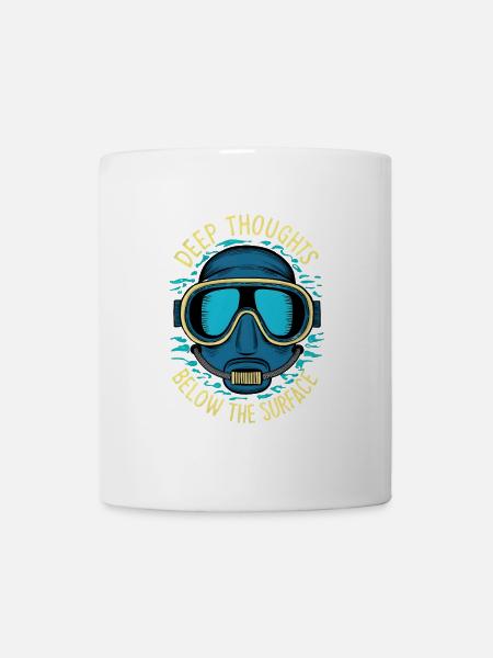 Deep Thoughts - Tasse - Weiß