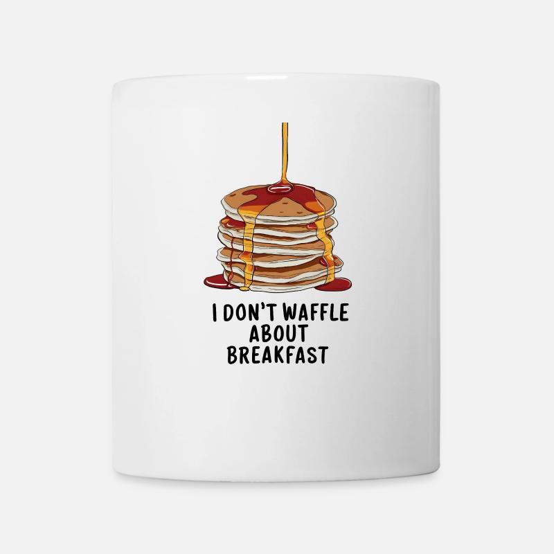 I don't waffle about breakfast - Mug - white