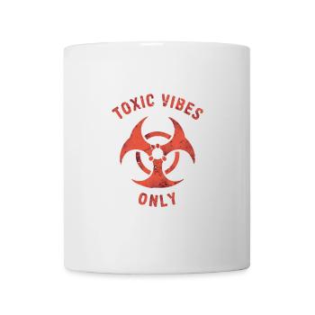 Vibrations toxiques uniquement - Mug blanc - blanc - Devant