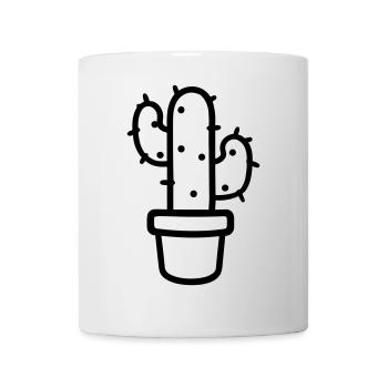 Kaktus - Tasse - Weiß - Vorne