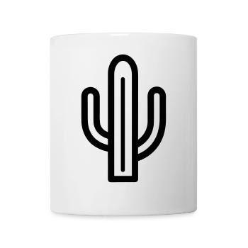 Kaktus - Tasse - Weiß - Vorne