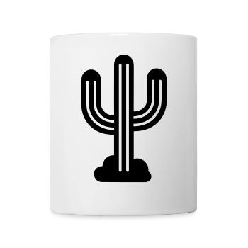 Kaktus - Tasse - Weiß - Vorne
