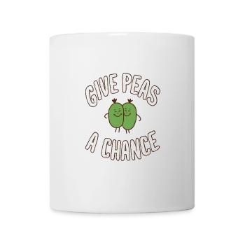 Give Peas a Chance - Tasse - Weiß - Vorne
