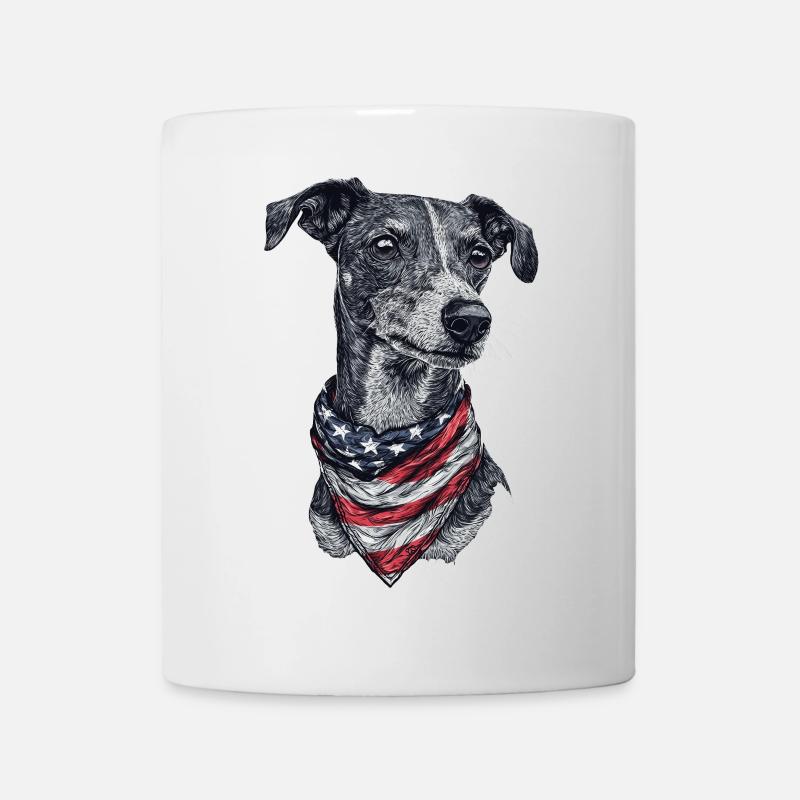 Whippet - Tasse - Weiß
