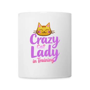 Dame folle des Chats - Crazy Cat Lady - Mug - white - Front