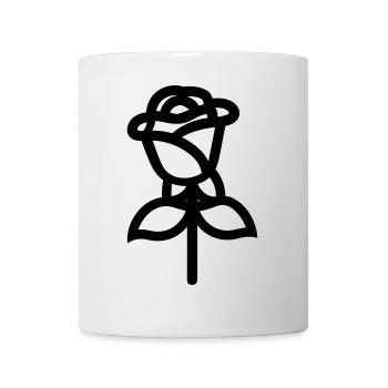 Pink Flower - Mug - white - Front
