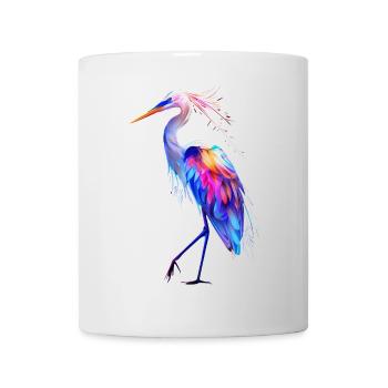 Reiher Vogel - Tasse - Weiß - Vorne