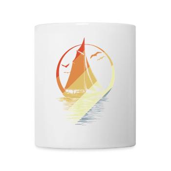 Sailing Vintage Look - Mug - white - Front