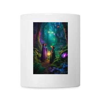 Moonlit Coven in Enchanted Forest - Mug - white - Front