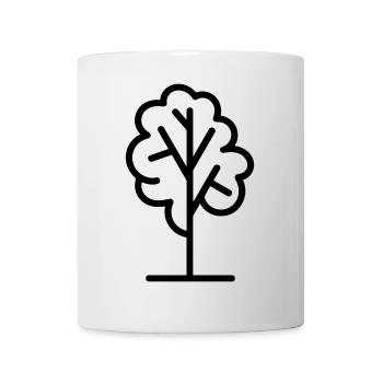 Baum - Tasse - Weiß - Vorne