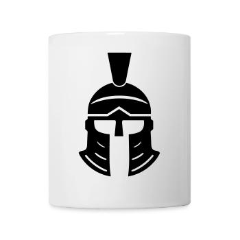 Spartan helmet - Mug - white - Front