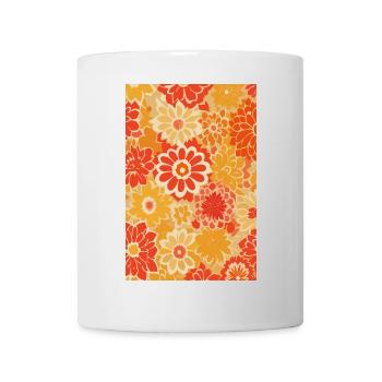 Vintage Floral Pattern - Mug - white - Front