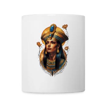 Die königliche Anmut einer majestätischen Ägypterin - Tasse - Weiß - Vorne
