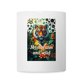 Mysterious King Tiger in the Jungle Adventure - Mug - white - Front