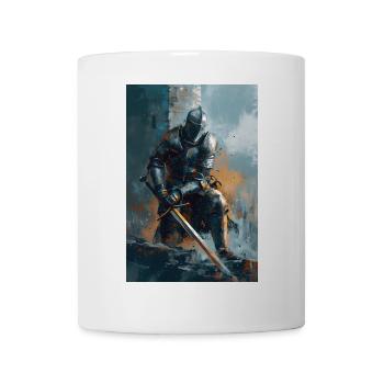Poster Illustration Chevalier - Tasse - Weiß - Vorne