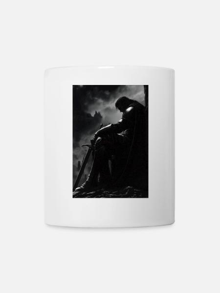 Poster Illustration Chevalier - Mug - white