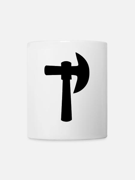 Axt - Tasse - Weiß