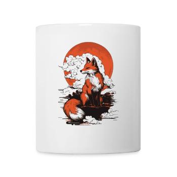 Fox Kitsune Japan - Mug - white - Front