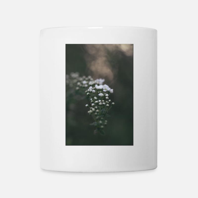 Gypsophila délicate en look bokeh - Mug blanc - blanc