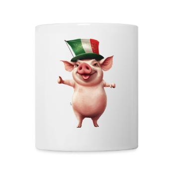 Schwein - Tasse - Weiß - Vorne