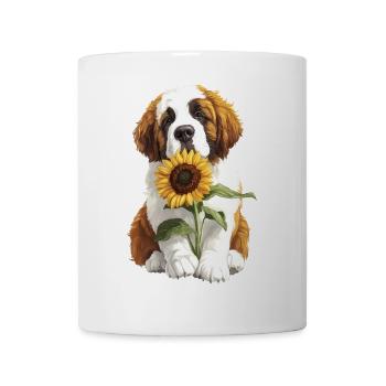Bernhardiner - Tasse - Weiß - Vorne