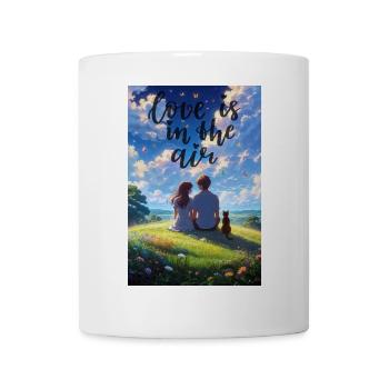 Anime love is in the air - Mug - white - Front