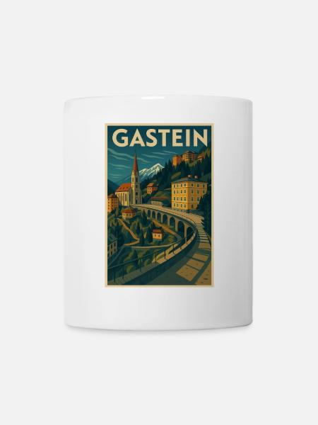Bad Gastein - Tasse - Weiß