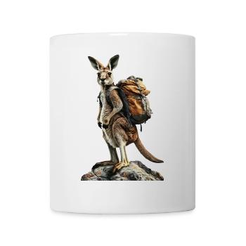 Känguru - Tasse - Weiß - Vorne
