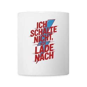 Je ne me déplace pas, je recharge - Mug blanc - blanc - Devant