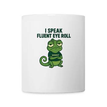 Fließend Augenrollen Frosch - Tasse - Weiß - Vorne