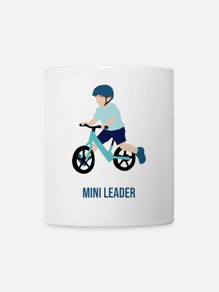 Petit garçon cycliste - Mug blanc - blanc