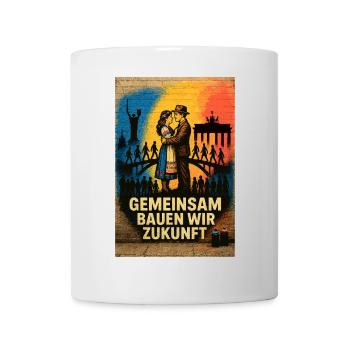 Building bridges together Ukraine / Germany - Mug - white - Front