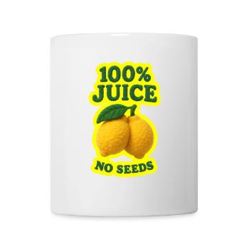 100 % Jus SANS GRAINES - Mug blanc - blanc - Devant