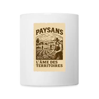 Paysans, l'âme des territoires - Mug blanc - blanc - Devant
