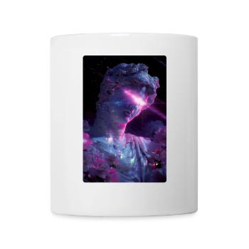 Vaporwave Glitch Punk David Statue - Mug - white - Front