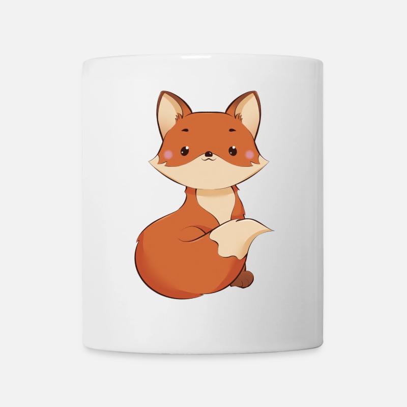 Fuchs - Tasse - Weiß