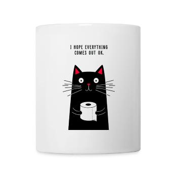 Ich hoffe, es geht gut - Tasse - Weiß - Vorne