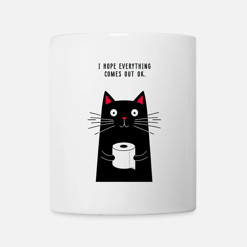 Ich hoffe, es geht gut - Tasse - Weiß