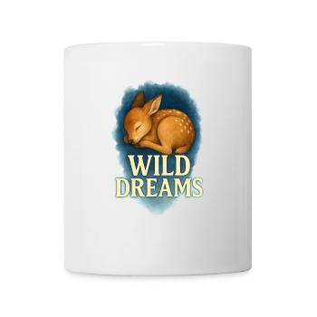 Rêves sauvages – Fauve endormi - Mug blanc - blanc - Devant