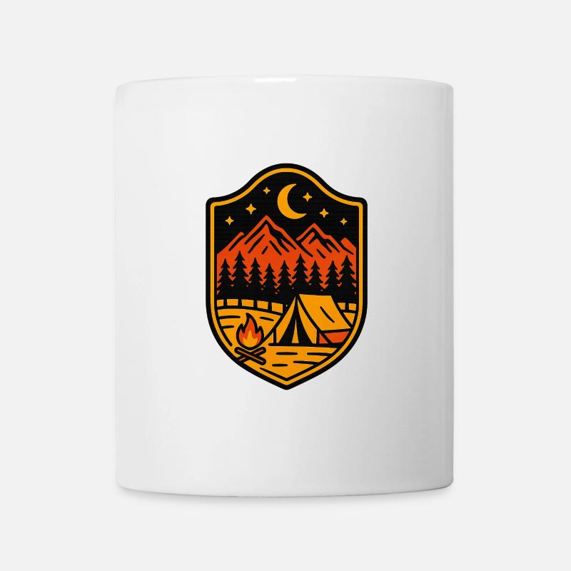 Badge Voyage Nature - Mug blanc - blanc