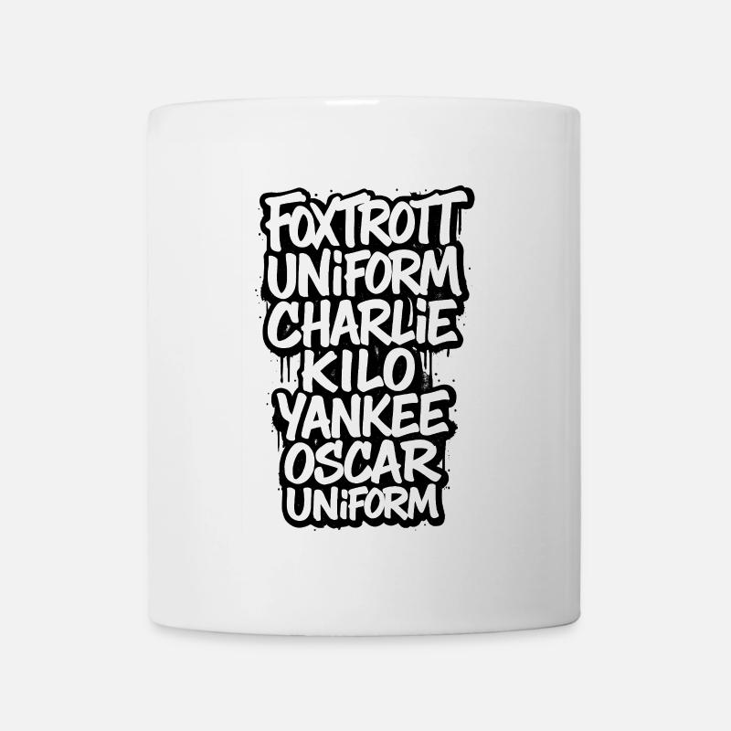 Foxtrott Uniform Charlie Kilo - Tasse - Weiß