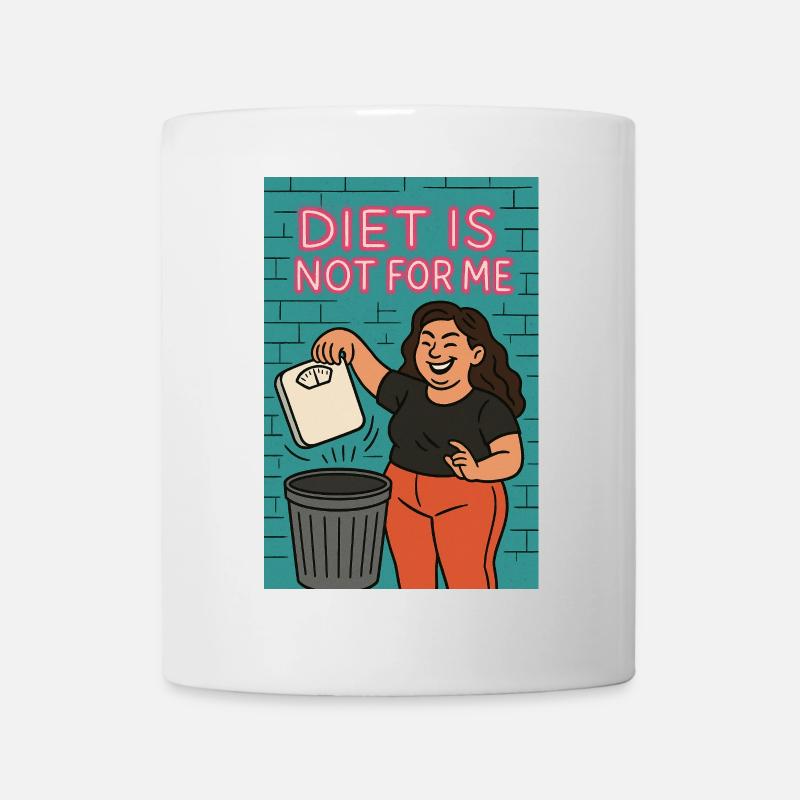 Diet is not for me - Mug - white