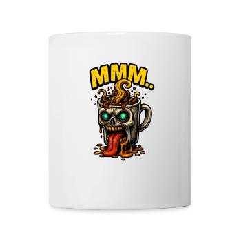 Tasse de café démoniaque MMM - Mug blanc - blanc - Devant