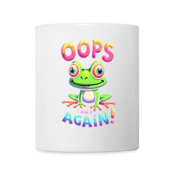 Colorful Frog with Optimistic Message - Mug - white - Front