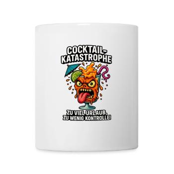 Cocktail disaster - Mug - white - Front